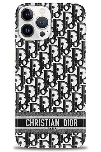 Dior iPhone13ケース MRCİLETİSİM iPhone 13 Pro Max Uyumlu Kılıf HD Baskılı Kılıf - Dior