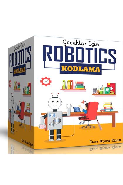 Enine Boyuna Eğitim Çocuklara Robotik Kodlama Eğitim Seti (4 Süper