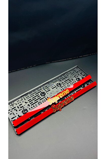 3M Kişiye Özel Supreme Pleksı Takmatık Plakalık - Fiyatı, Yorumları