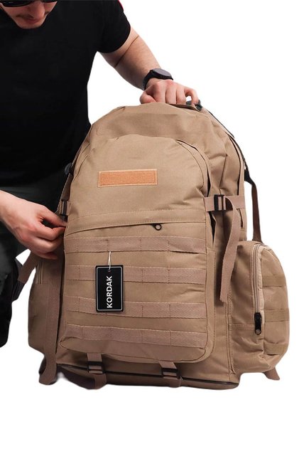 75 Lt Outdoor Backpack - Large Camping Bag with Side Pockets and Peep Space