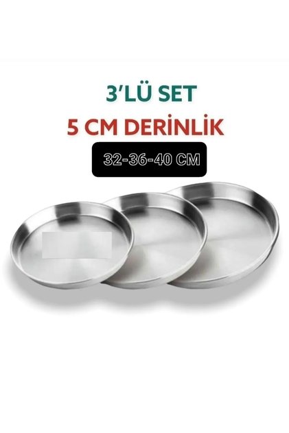 Aluminum Baklava and Baking Tray 32-36-40 cm