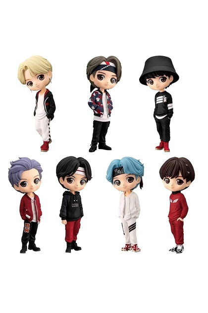NETAVANTAJ K-Pop BTS Grubu Karakter Aksiyon Figür Seti 7 Adet