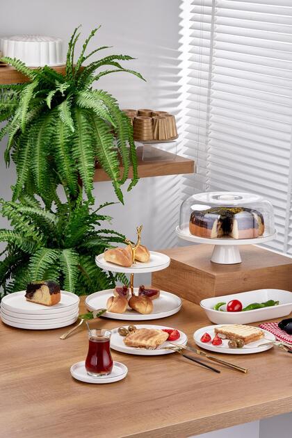 Taç Ornella İkram Seti 28 Parça Platin - Fiyatı, Yorumları
