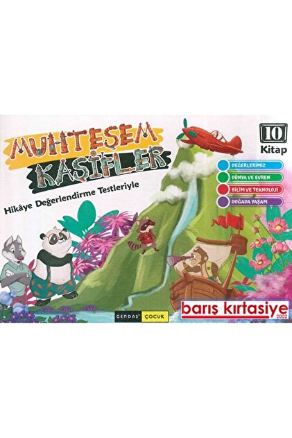 GENDAŞ ÇOCUK Muhteşem Kaşifler Hikaye Seti 10 Kitap / Kolektif