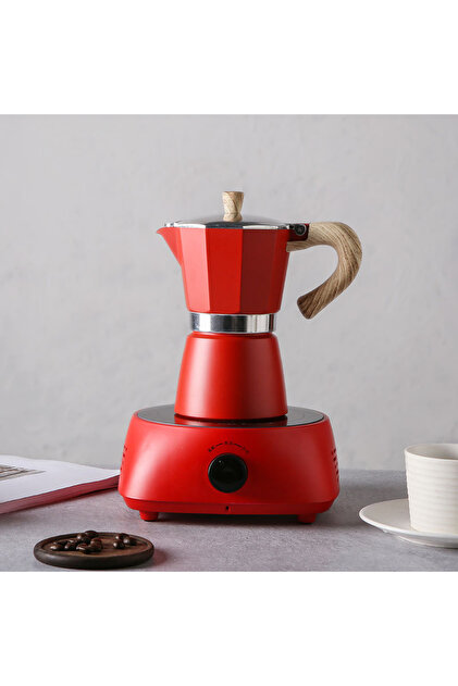 Mokapot Coffeehutt Bigg Coffee Hes-6 Kahve Demleme Kahve Ekipmanı Italyan Filtre Kahve Makinesi