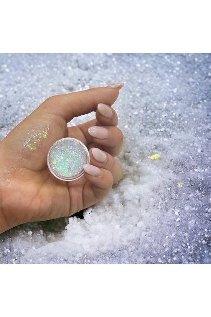 Glitter Far Jel Far Beyaz