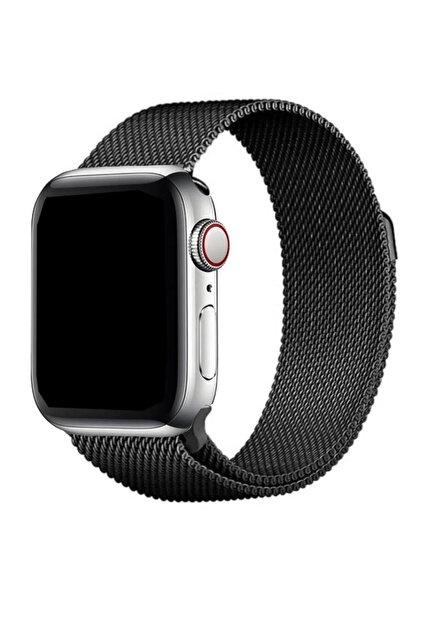 TECHNOMEN Apple Watch 2 3 4 5 6 42 Mm 44 Mm Hasır Örgü Metal