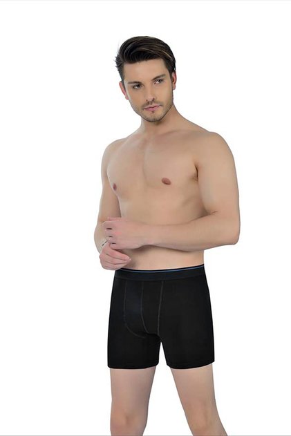 Bamboo Boxer 3 Pieces Black