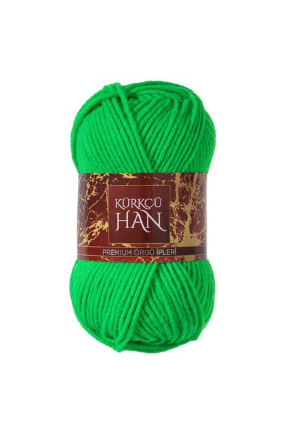 Dekor İpi Lime Yeşili 100g 100m Akrilik İp | Punch, Çanta, Sepet, Dekor ve Amigurumi İçin Örgü İpi