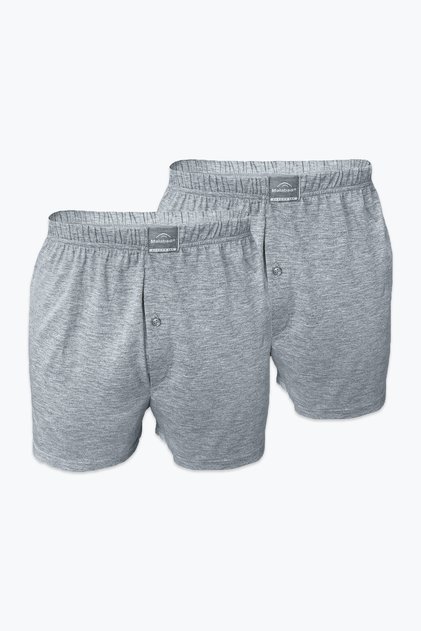 بوكسر رجالي باللون الرمادي مكون من قطعتين مقاس كبير 100% قطن مقاس كبير 90024 4xl/5xl/6xl/7xl