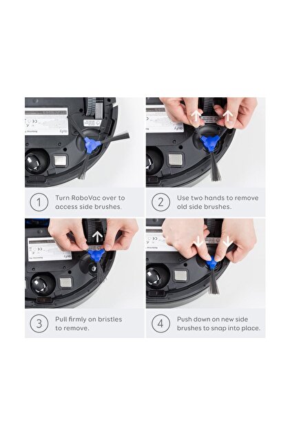 Anker Eufy Robovac 11s - 35c Yan Fırça Seti 2 Adet - Fiyatı, Yorumları
