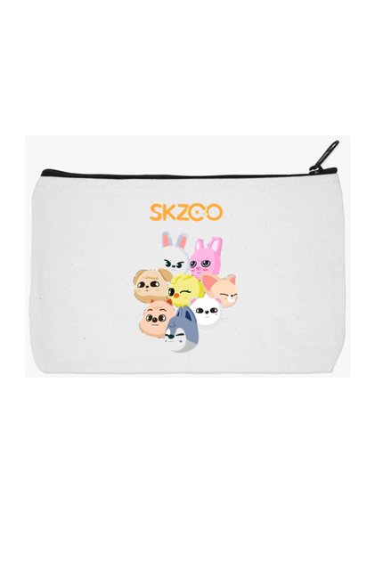 Skz-skzoo Group Printed Makeup Bag, Pen Holder
