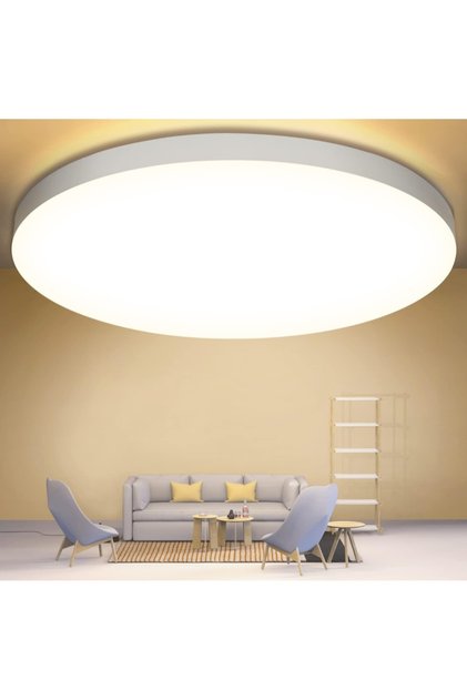 Modern avize full ledli kendinden trafolu tavan armaturu 6500k beyaz ışık 25cm cap