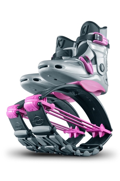 Kangoo Jumps Power Shoe Se - Zıplayan Ayakkabı - Gri/pembe