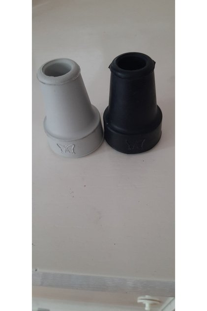 Gray and Black Canadian Walking Stick Rubber 10 Pieces