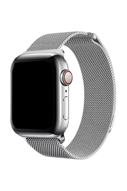 Apple Watch 2 3 4 5 6 42 Mm 44 Mm Hasır Örgü Metal Milano Kordon