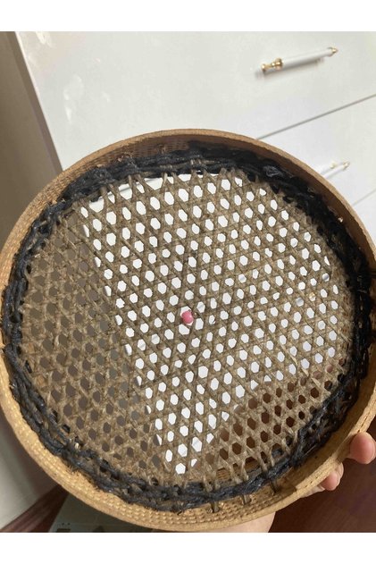 Kalburabastı 20 cm Lik Deri Elek
