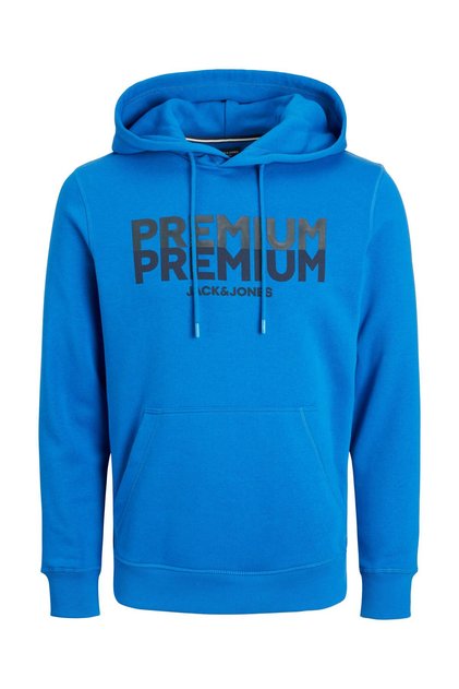 Jack Jones Blugere Sweat Hood Prau23 Men's Blue Sweatshirt 12245810-07