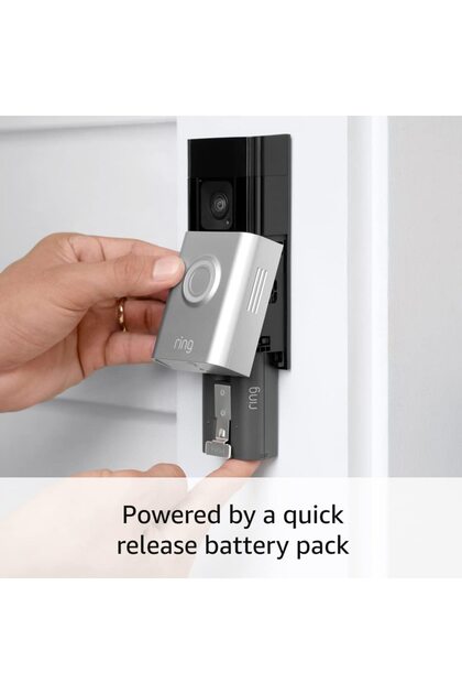 Ring Battery Doorbell Plus 本体 Ring Battery Doorbell Plus Baştan Sona HD+ Video, Hareket Algılama