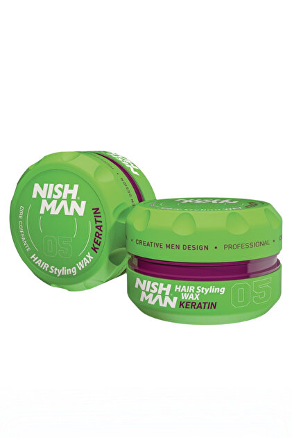 NISHMAN 05 Saç Şekillendirici Ultra Sert Parlak Wax 100 Ml