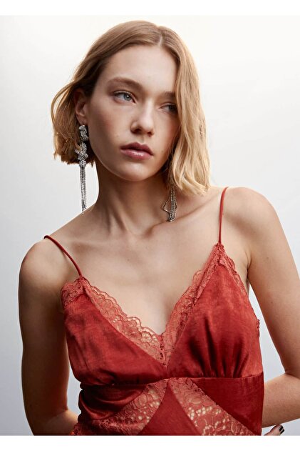 chinese dress ladies Mango Guipure appliqu dress  HotBrandDeals