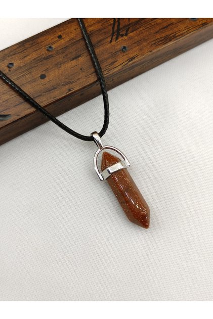 Agate Stone Necklace Good for Blood Circulation and Nervous System