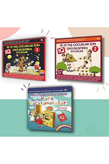 Genel Markalar 9-10-11-12-13 Yaş ve Üstü Çocuklar Için IQ Zeka