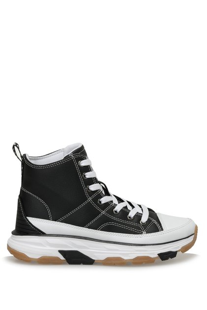 VIOLE PU HI W 3PR Black Women's High Sneakers