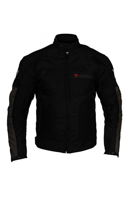 KADIN MOTOSİKLET CEKET DYNAMIC LADY SİYAH
