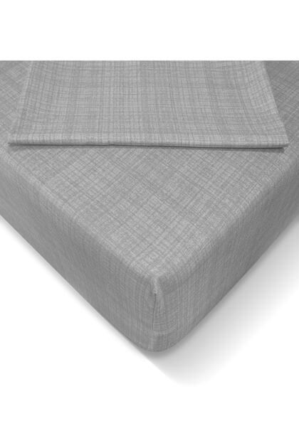 طقم ملاءات جاهزة مقاس 120x200 سم من Ranforce - رمادي