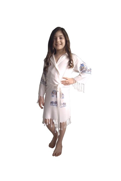 Elephant Bamboo Children's Pestemal Bathrobe