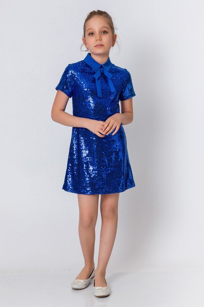 Girl's Cobalt Blue Dress