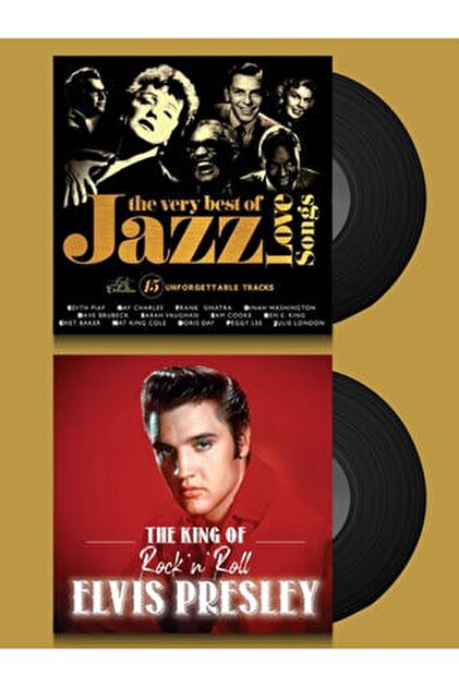 Genel Markalar Elvis Presley - The King Of Rock'n Roll (plak