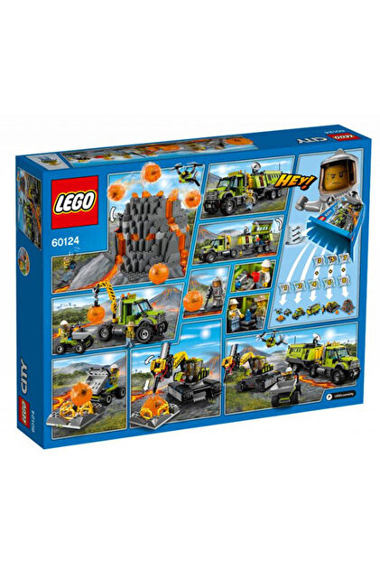 LEGO ® City 60124 Volcano Exploration Base / - Fiyatı, Yorumları