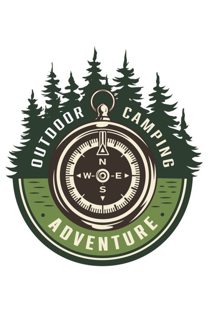 Off Road Camping Offroad Adventure Sticker Compass 10 X 9 Cm