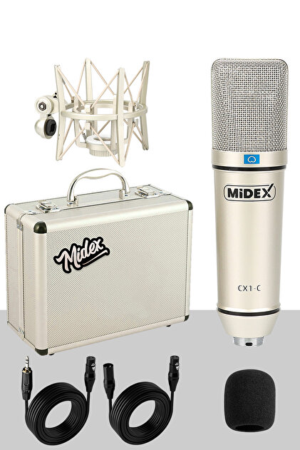 Midex Midex Cx1 Effective Set-2 Ses Kartı Mikrofon Kulaklık Stand