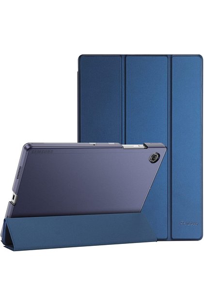Samsung Galaxy Tab A8 10.5 Sm-x200 X205 X207 Kılıf New Pu Deri Smart Standlı Case Lacivert