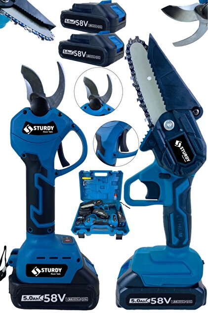 Sturdy Alman 2 Li Set 256vf Vf 10 Ah Çift Akülü Çelik Şanzuman