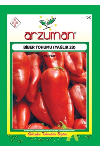 Arzuman Kırmızı Yağlık Kapya Biber Tohumu-2 Adet - 2