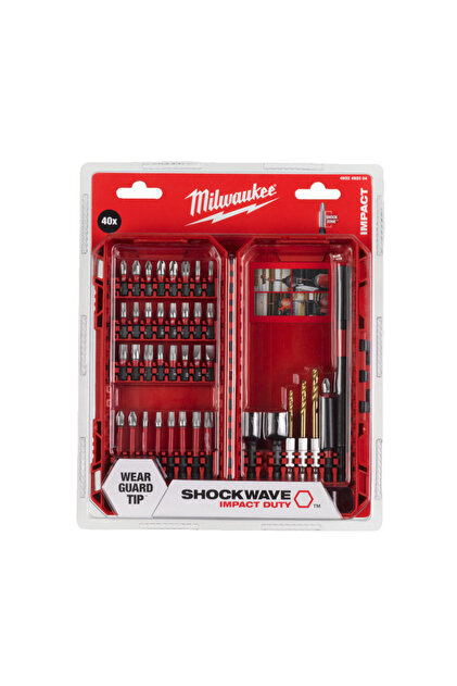 Milwaukee MİLWAUKEE SHOCKWAVE BİTS UÇ SETİ 40 PARÇA T4932492004