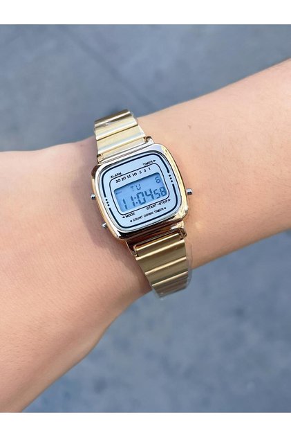 Minimal Digital Women's Wristwatch (Alarm & Adjustable Band)