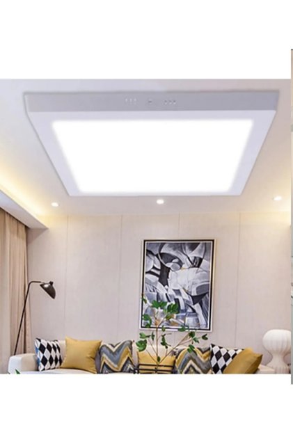 24W Kare Tavana Sıfır Led Plofenyer Avize Armatür Banyo Tuvalet Balkon Led Glop Armatürü Beyaz Işık