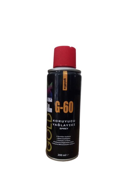 Goldfix G-60 Koruyucu Pas Sökücü Ve Yağlayıcı Sprey 200ml Tekli 200 ml