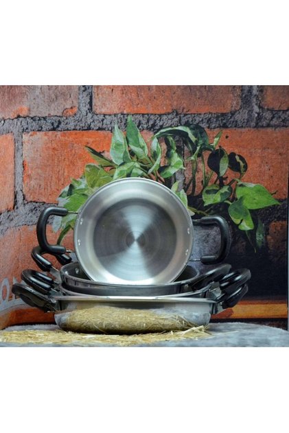 Aluminum Egg Sahan Pan 4 Pieces (16-18-20-22 cm)