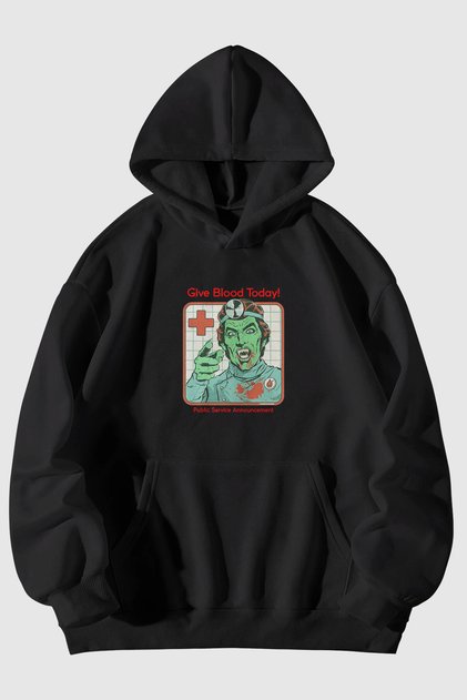 Printed Unisex Kangaroo Pocket Hooded Sweatshirt Hoodie