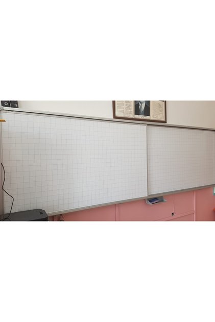 Kareli Yazı Tahtası folyosu-Yapışkanlı 100x250 cm