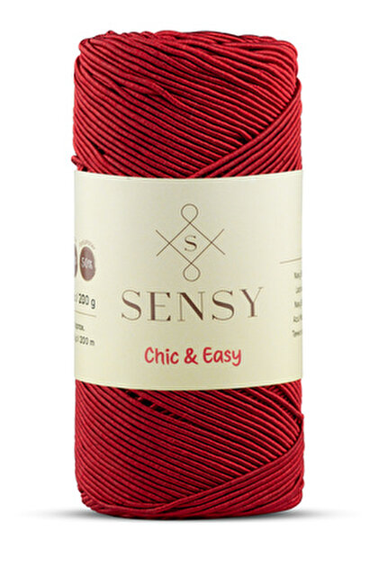 SENSY Premium Chic&Easy 200 gr Slim Supra İpi Mumlu İp Makrome İpi