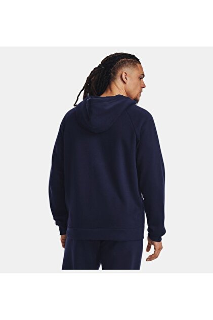 Under Armour Erkek UA Rival Fleece Tam Boy Fermuarlı Kapüşonlu Üst