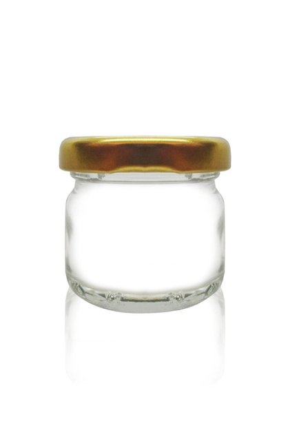 29 Cc Glass Jar with Lid - sample holder Glass Jar - 20 Pieces