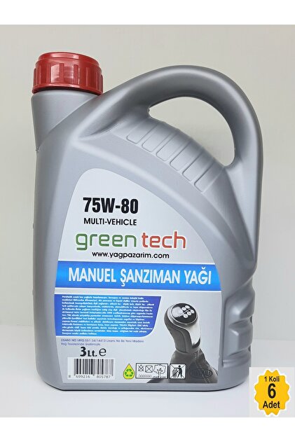 Greentech 75W-80 MANUEL ŞANZIMAN YAĞI 3 LİTRE - Fiyatı, Yorumları